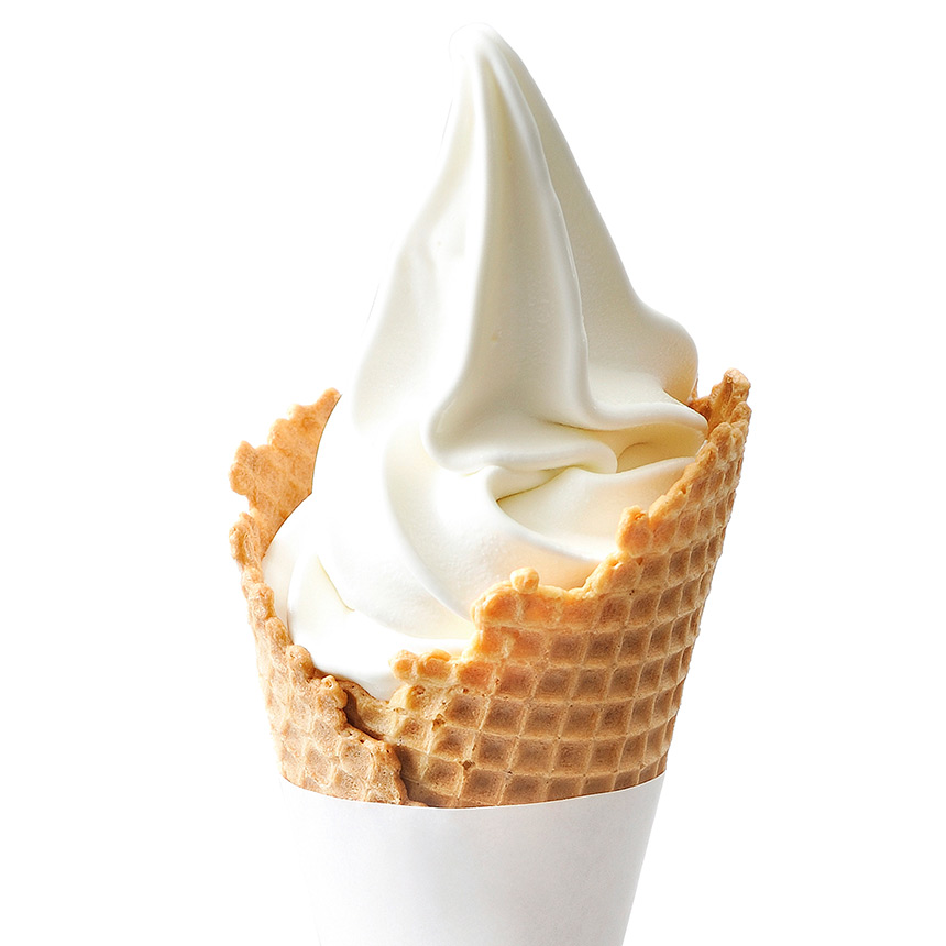 ソフトクリーム（ミルク）のイメージ