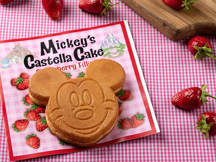 image of Mickey’s Castella Cake (Strawberry Filling)