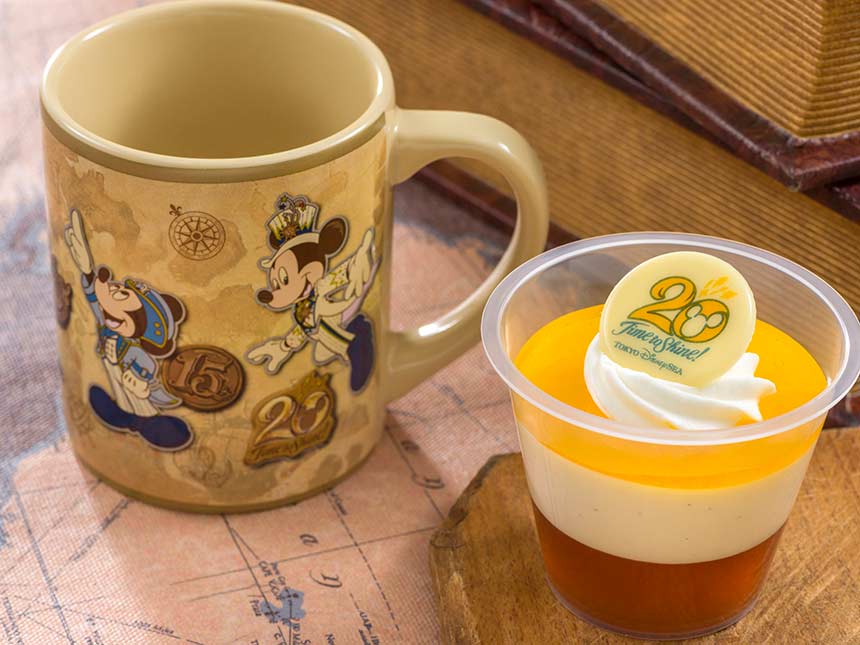 紅茶ゼリー＆オレンジ･バニラムース、スーベニアカップ付きのイメージ