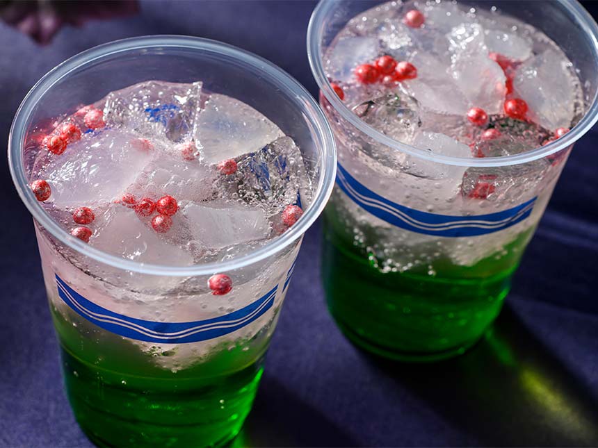 image of Sparkling Jelly Cocktail (Muscat Liqueur & Apple)