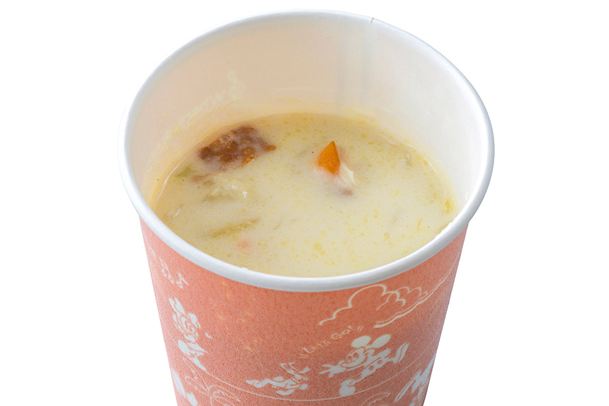 ベジタブルとベーコンのクリームスープのイメージ
