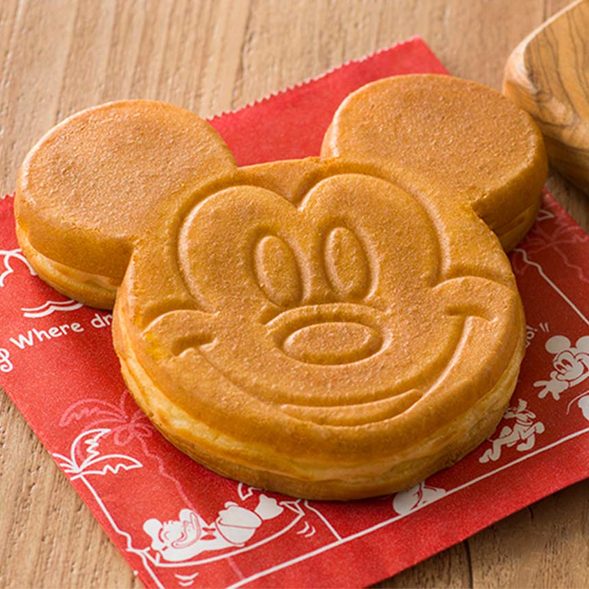 公式 ミッキーカステラケーキ キャラメルクリーム おすすめメニュー 東京ディズニーリゾート