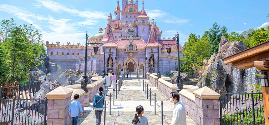 中サイズ 東京ディズニーランド Newアトラクション 美女と野獣魔法のものがたり 利用券 日本鹿子影印 遊園地 テーマパーク Www Rustavi Gov Ge