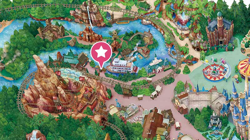 公式 トムソーヤ島いかだ 東京ディズニーランド 東京ディズニーリゾート