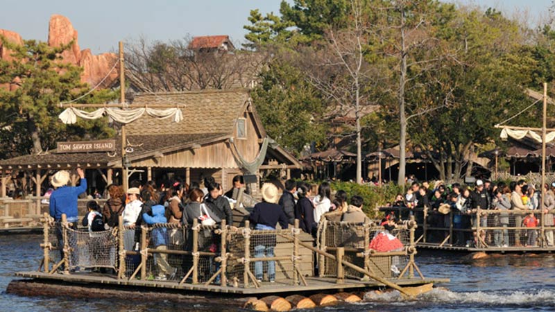 公式 トムソーヤ島いかだ 東京ディズニーランド 東京ディズニーリゾート