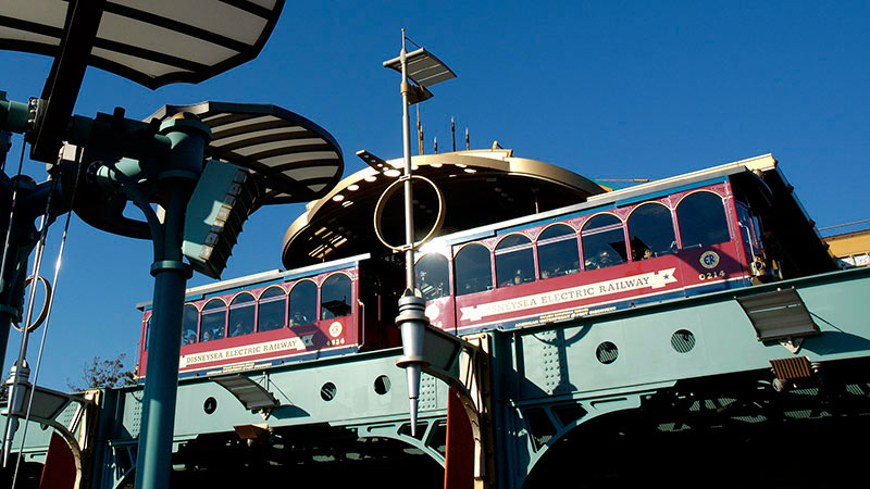 迪士尼海洋电气化铁路的图像