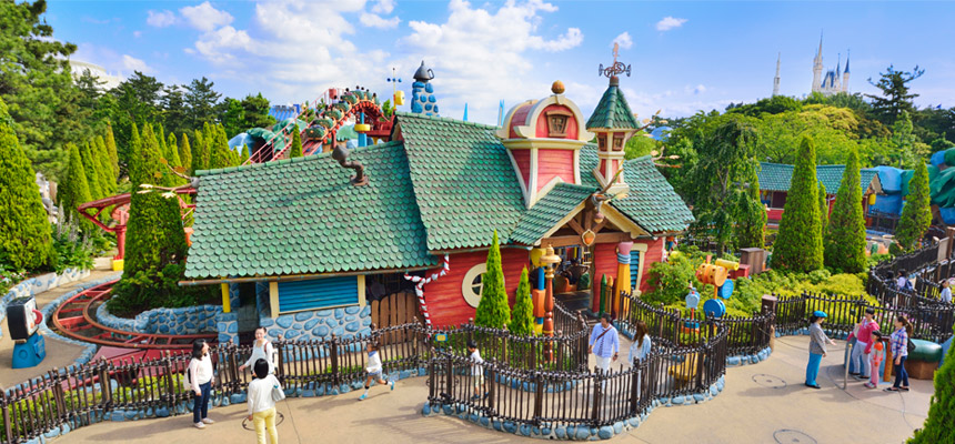 Official Gadget S Go Coaster Tokyo Disneyland Tokyo Disney Resort