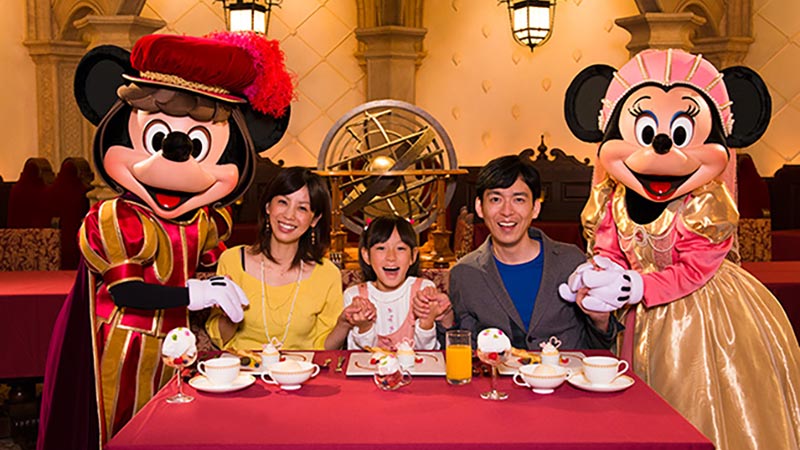東京ディズニーシーのレストラン「マゼランズ」の部屋を貸し切って、ディズニーキャラクターたちと素敵なひとときを♪のイメージ