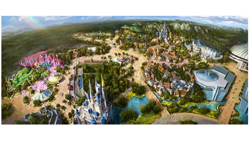 【広報リリース】東京ディズニーランド、東京ディズニーシー 今後の開発構想についてのイメージ