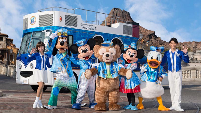 公式】東京ディズニーシーの15周年をお祝い☆ミッキーたちが全国15都市 ...