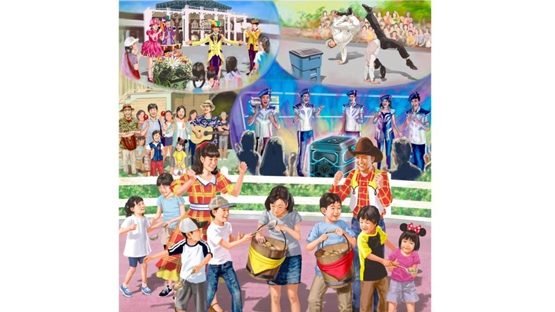 東京ディズニーランドに9つの新規アトモスフィア・エンターテイメントが 6月16日一斉スタート！のイメージ
