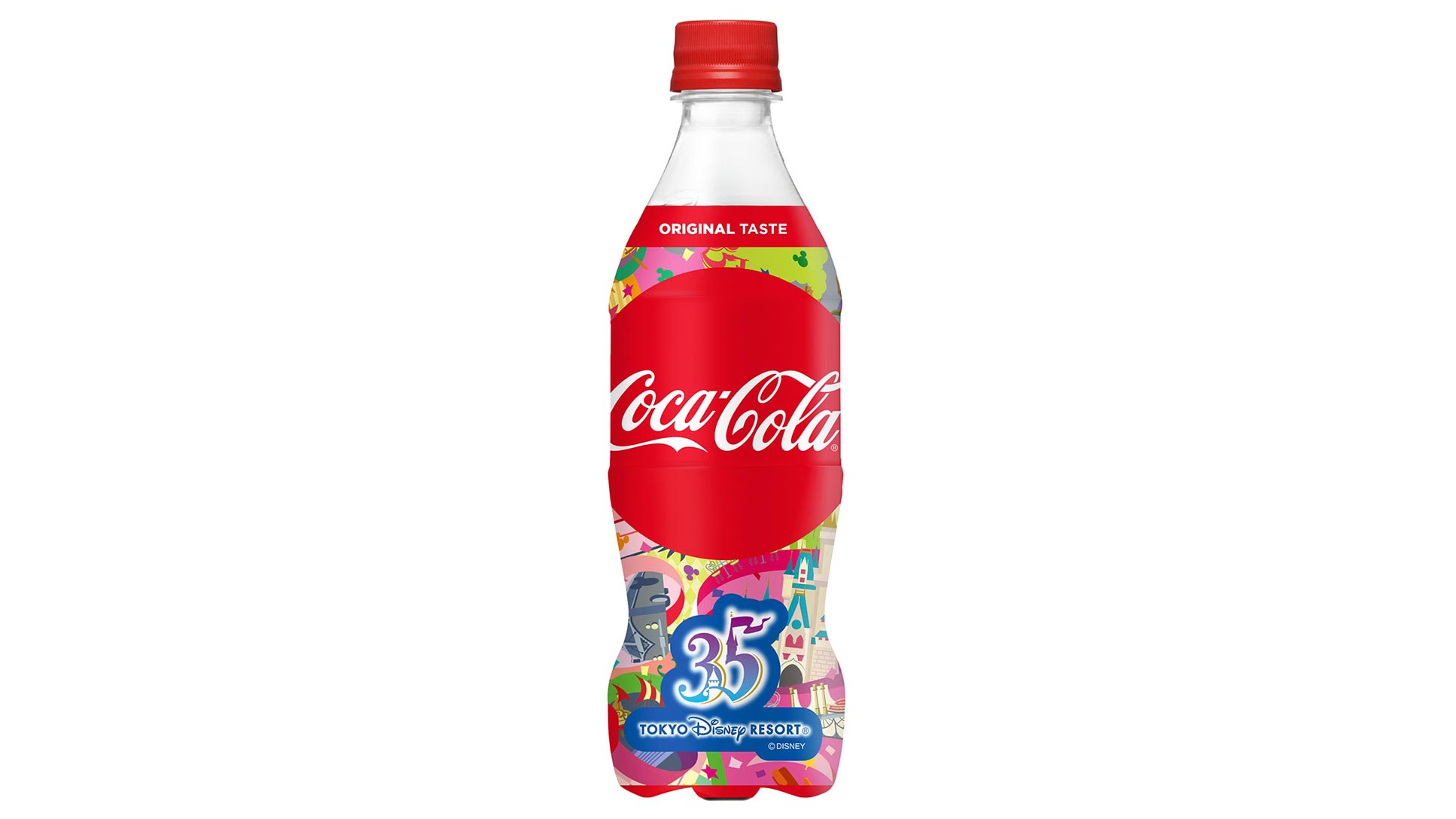 東京ディズニーリゾート35周年限定デザインの「コカ･コーラ」ボトル登場！のイメージ