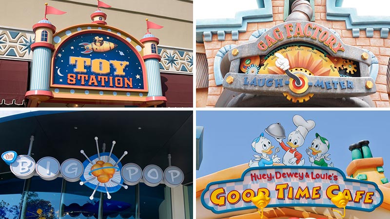 公式】東京ディズニーランドの看板特集！～ワールドバザール