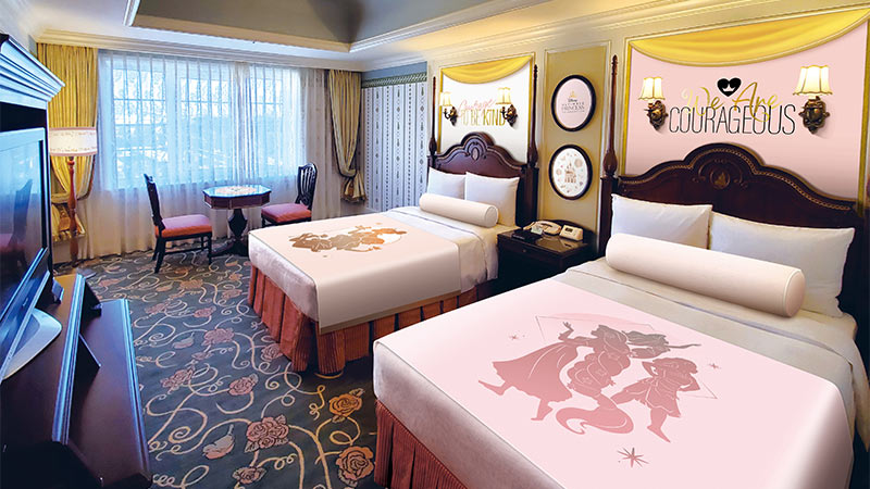 東京ディズニーランドホテルに「ディズニー・アルティメット・プリンセス・セレブレーション」の 華やかな客室とメニューが期間限定で登場！のイメージ