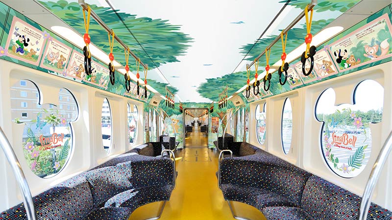 東京ディズニーシーに新しく登場するダッフィーのお友だち “リーナ・ベル”のデザインを装飾したモノレールが期間限定で運行！のイメージ
