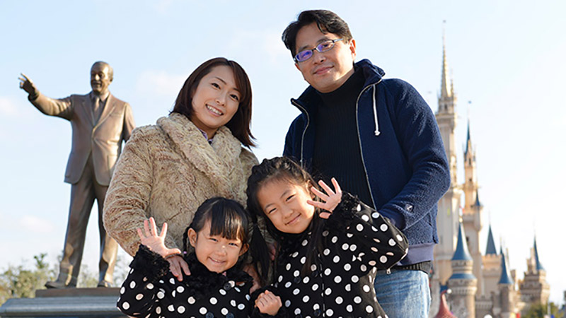 子どもの今に、出会う旅へ。今こそ家族で！東京ディズニーリゾートのイメージ