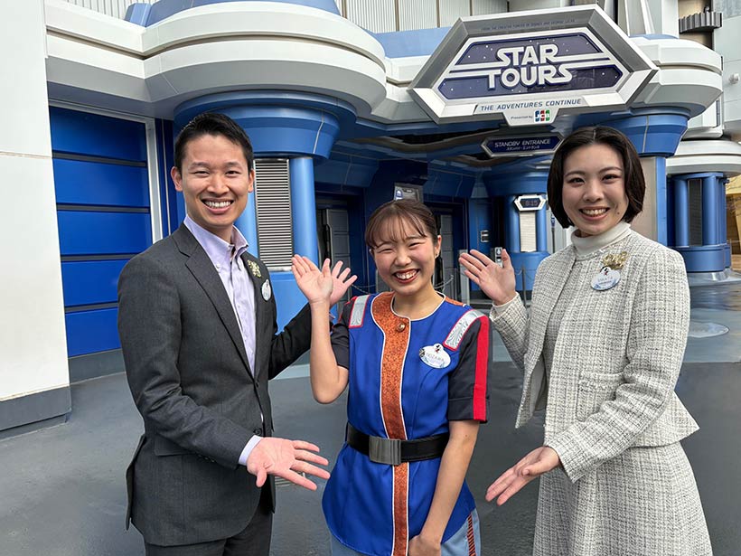 キャストの野澤さんとアンバサダーの画像