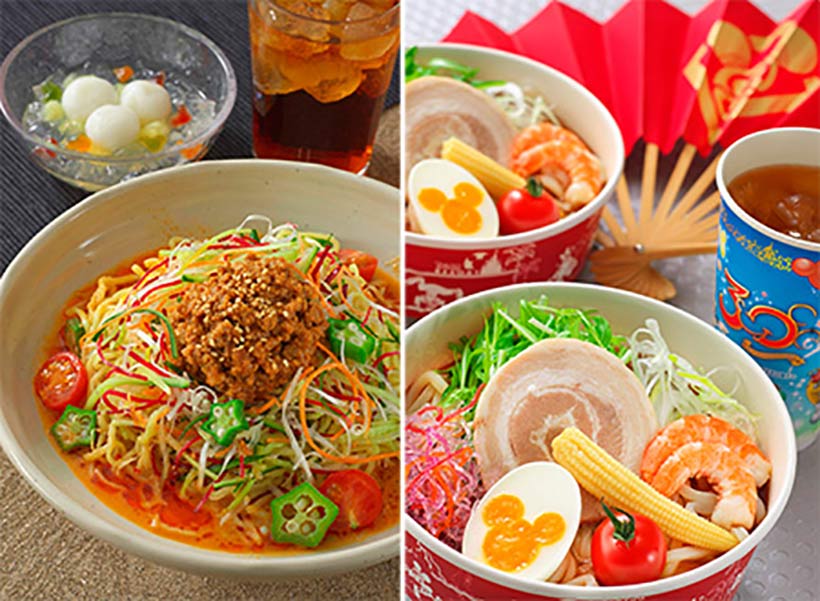 冷やしうどんと涼麺の画像