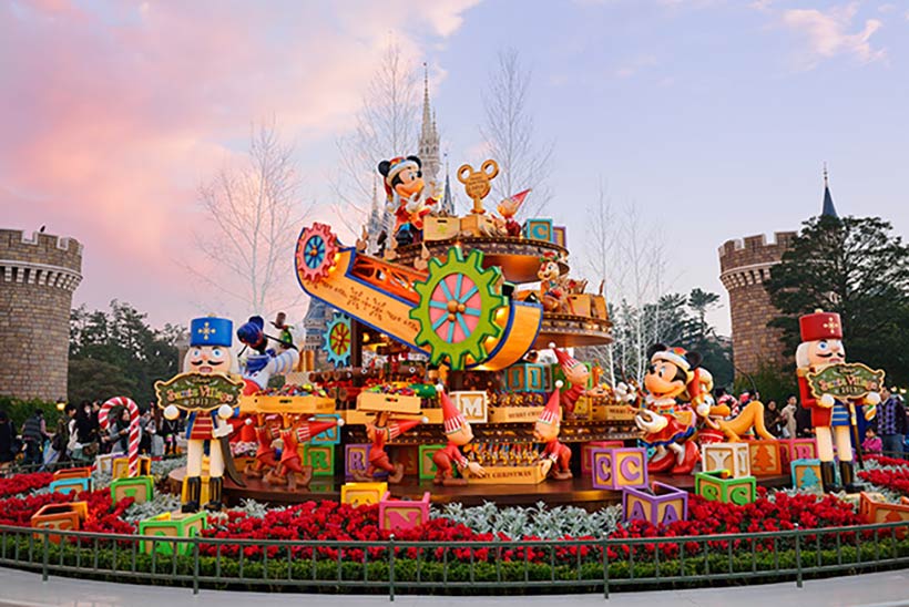 東京ディズニーランド「ディズニー・クリスマス」のデコレーション画像