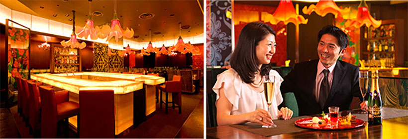 東京ディズニーランドホテルのレストラン「カンナ」の店内の画像