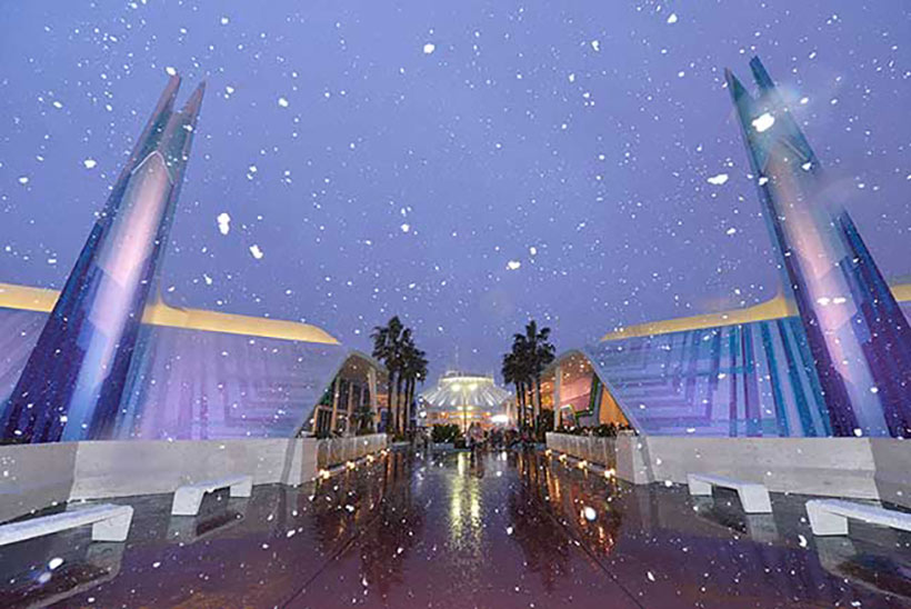 トゥモローランドと雪の画像