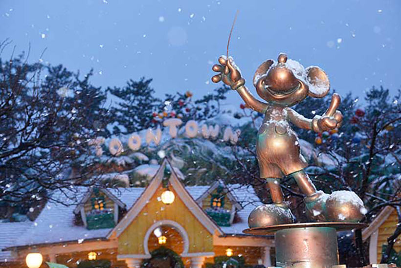 トゥーンタウンと雪の画像