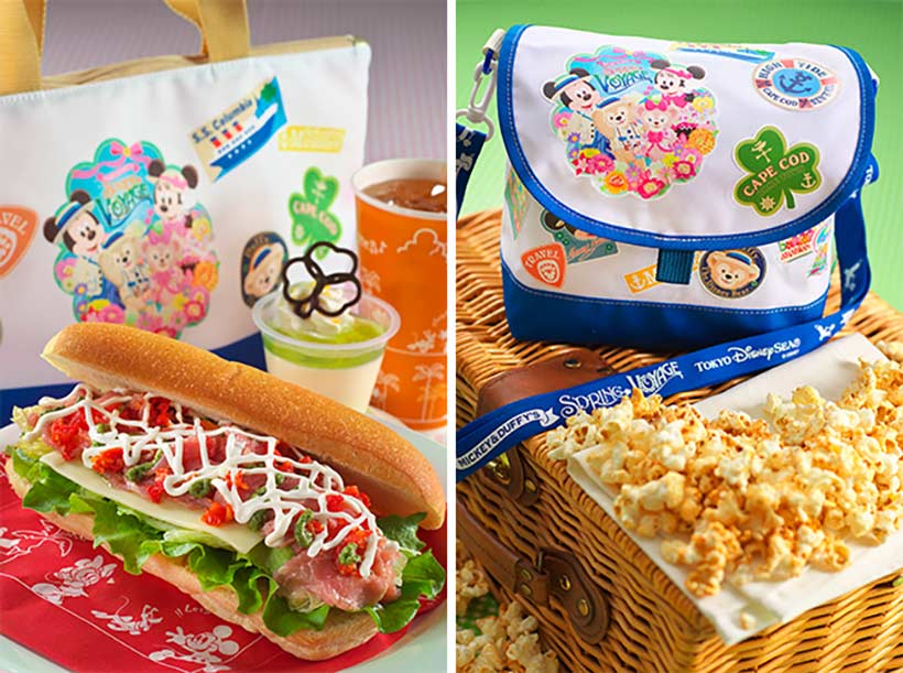 東京ディズニーシーのスペシャルイベント「ミッキーとダッフィーのスプリングヴォヤッジ」のメニューの画像