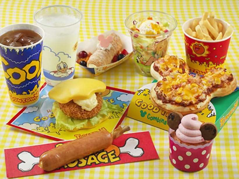 ドナルドバーガー（エビカツ）や骨付きソーセージなどのメニューの画像