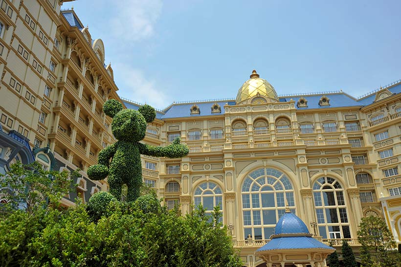 東京ディズニーランドホテルの外観の画像
