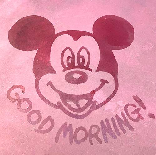 ミッキーマウスのカストーディアルアートの画像