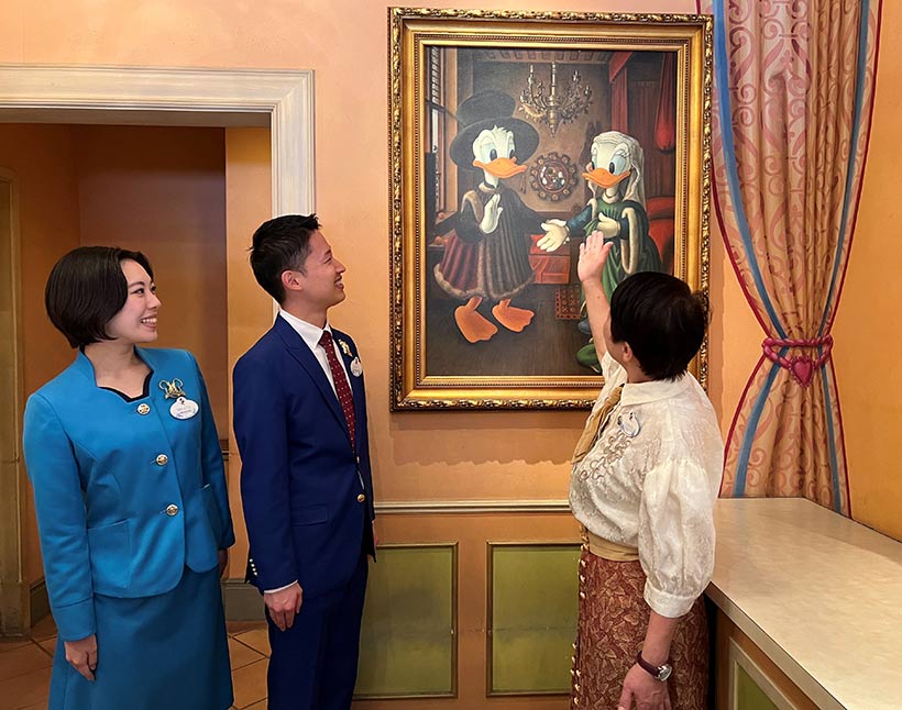 店内にある絵画の画像