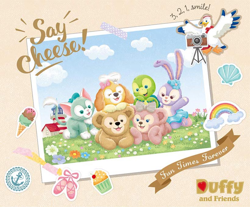 公式 キーワードは Say Cheese はい チーズ オル メルが加わったダッフィー フレンズ6人が集合したグッズが初登場 東京ディズニーリゾート ブログ 東京ディズニーリゾート