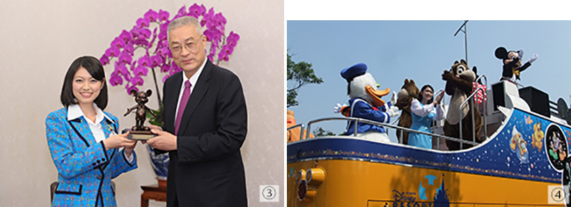 福祉活動,東京ディズニーリゾート・ドリームパーティー,台湾副総統　表敬訪問,ランタンフェスティバルパレード出演