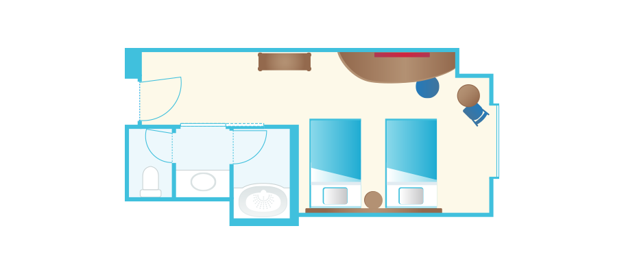 image of Standard Roomのレイアウト1