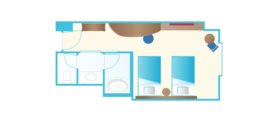 image of Standard Roomのレイアウト2