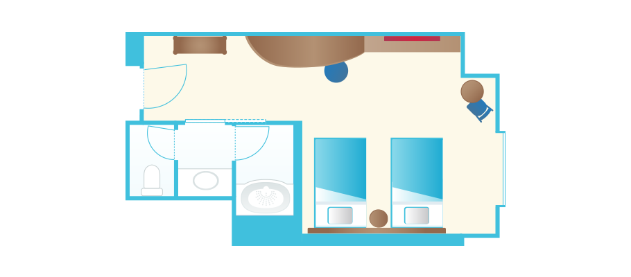 image of Superior Room (Square View)のレイアウト1