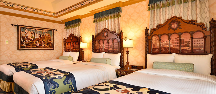 Official]Triple Room (Palazzo Canals View)｜Tokyo DisneySea Hotel