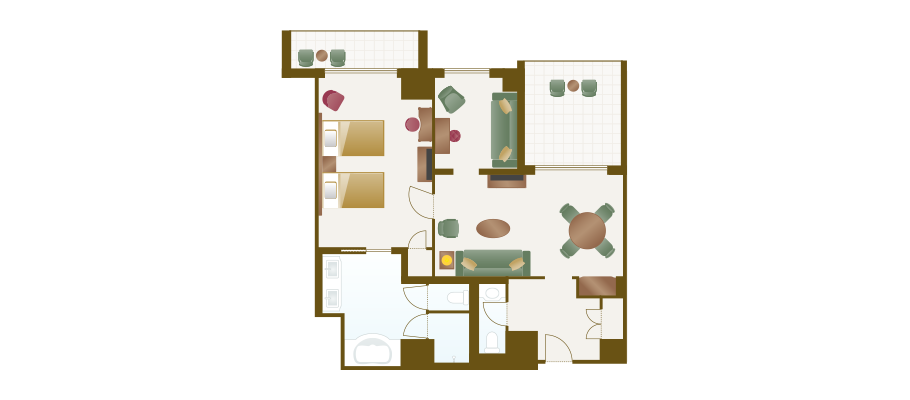 그랜드 룸のレイアウト1