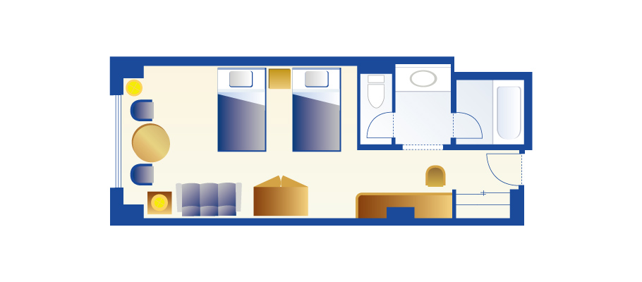 image of Minnie Mouse Room ("Pajama Party" Plan)のレイアウト2