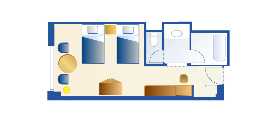 image of Standard Roomのレイアウト1