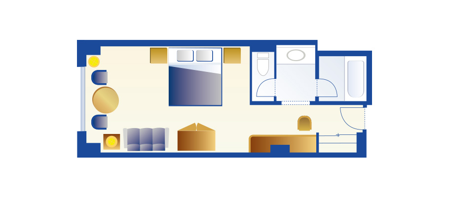 精致客房のレイアウト2