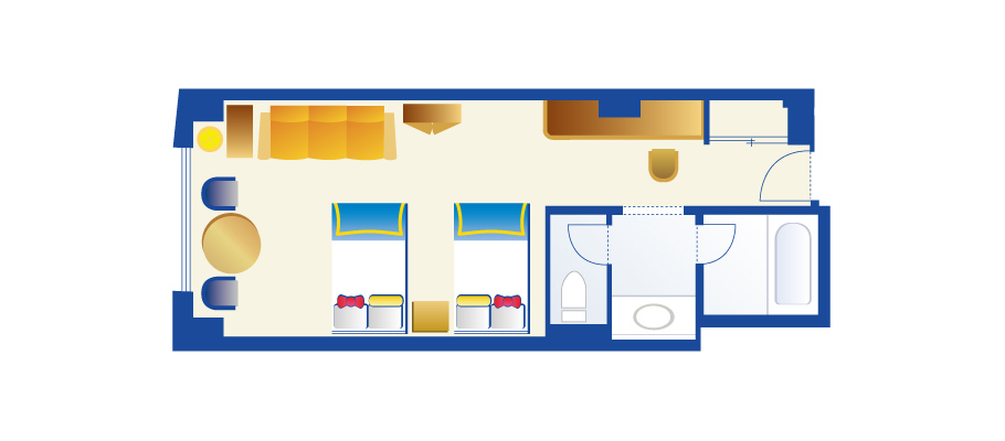 image of Donald Duck Roomのレイアウト1