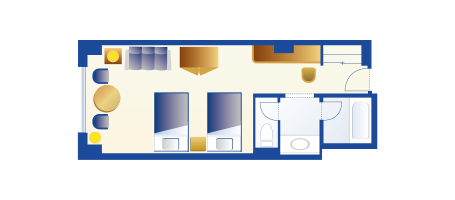 image of Donald Duck Roomのレイアウト1