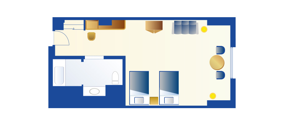 image of Deluxe Room (Accessible)のレイアウト1