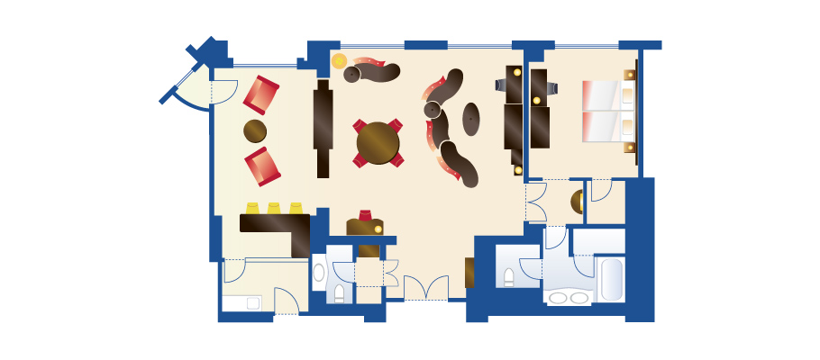 image of Mickey's Penthouse Suiteのレイアウト1