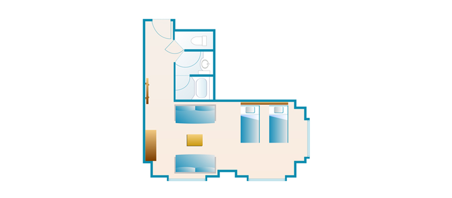 image of “Discover” Superior Room (Until October 20, 2026)のレイアウト1