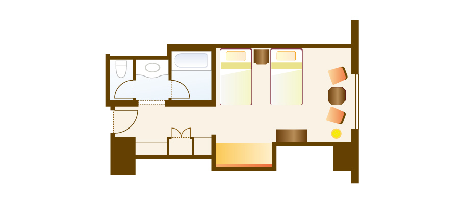 image of Superior Alcove Room (Park Grand View)のレイアウト1