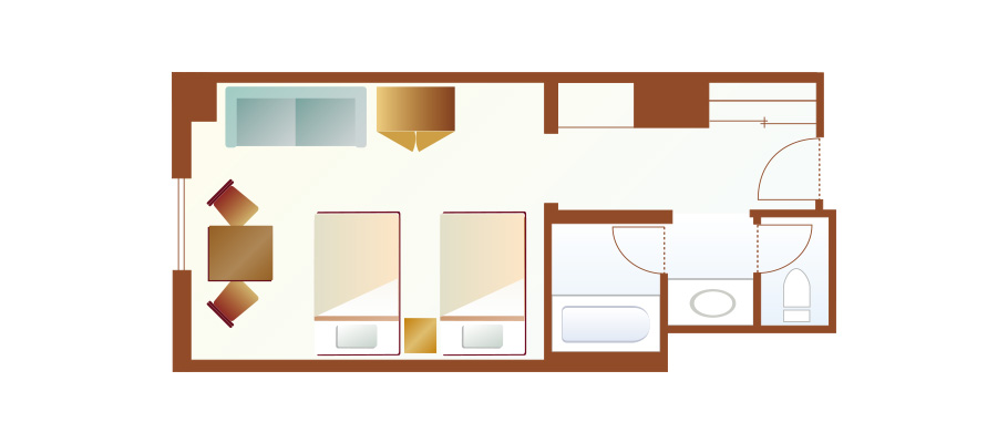 image of Superior Room (Harbor View)のレイアウト2