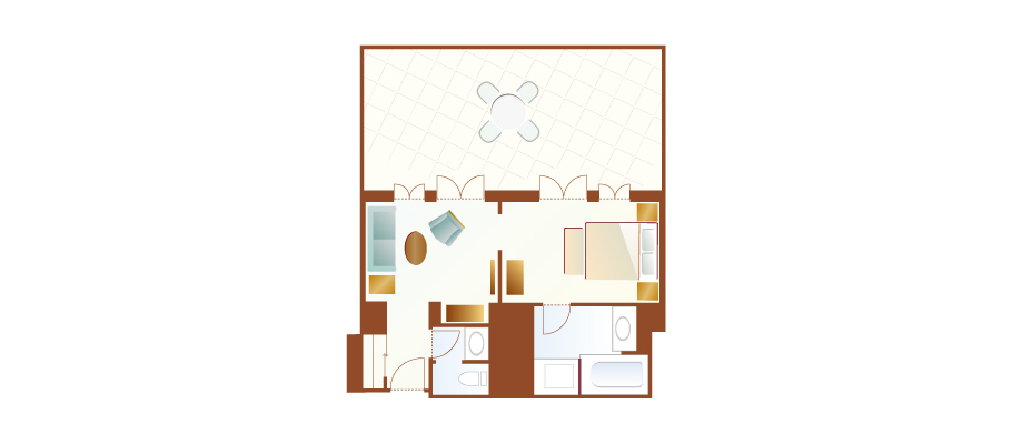 image of Terrace Roomのレイアウト1