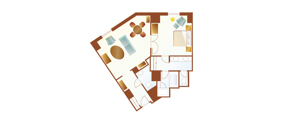 ミラコスタ・スイートのレイアウト1